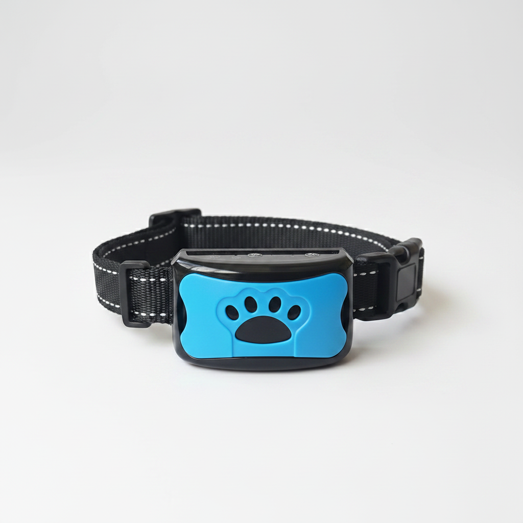 Collier bleu sans texte